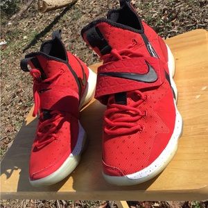 Lebron XIV GS Red. Flip the switch Sneakers